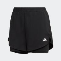 ราคา adidas Training Gym Training AEROREADY Made for Training Minimal Two in One Shorts Women Black HN1044 (22438995794)