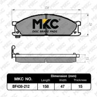 ราคา ผ้าเบรคหน้า หลัง NISSAN FRONTIER ฟรอนเทีย 2 73 02WD4WD ปี 2001 2007 BIG M บิ๊กเอ็ม BDISD23 D21 D22 ปี 1988 2001 ผ้าเบรค MKC (13058865390)