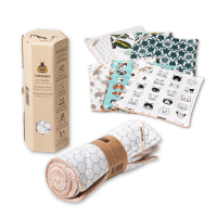 ราคา SuperBee เซ็ตผ้าเช็ดทำความสะอาดอเนกประสงค์ ลายเต่า แพ็ค 6 ชิ้น (22476428851)