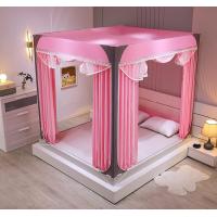 ราคา มุ้งกันยุง รุ่นใหม่ มุ้งมีม่าน มีพื้นมุ้งตาข่าย มุ้งครอบ5ฟุต 6ฟุต 6 6ฟุต ผ้ามุ้งพร้อมเสาสแตลเลสและม่านมุ้ง มุ้งเต็นท์ (21546684136)