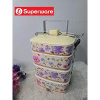 ราคา ปิ่นโตเมลามีน ฟลอร่าริม เหลืองวานิลา เกรดเอ ซุปเปอร์แวร์ แพคกล่อง (22411202824)