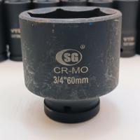 ราคา ลูกบล็อกยาว บล็อกลม 3 4 6หุน เบอร์ 60 มม สำหรับ บล็อกลม บล็อกแบต บล็อกไฟฟ้า IMPACT SOCKET (19717371197)