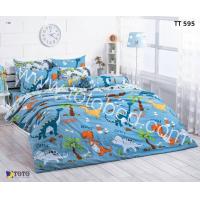 ราคา TOTO ลาย TT 595 ชุดผ้านวม ผ้าปู ผ้าปู ที่นอน 6 ฟุต 5 ฟุต 3 5 ฟุต TT โตโต้ (10390124019)