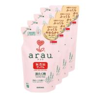 ราคา ARAU น้ำยาซักผ้า อะราอุ ปราศจากสารเคมี ถุงเติมรีฟิล สำหรับเสื้อผ้าเด็กอ่อนและผู้มีผิวแพ้ง่าย ชุดละ 4 ถุง ถุงละ 1 ลิตร ARAU Laundry Soap for Baby and Sensitive Skin Refill Pack Set of 4 Pieces 4 x 1 Li