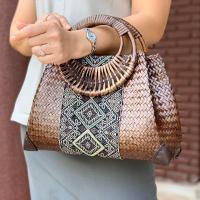 ราคา ขนาด 12นิ้ว สูง 8นิ้ว บุผ้าฝ้ายและมีซิป กระเป๋ากระจูดสาน กระเป๋าแฮนด์เมด ของฝากของขวัญ ตะกร้าสาน กระเช้าสานUniqueBag (22724552455)