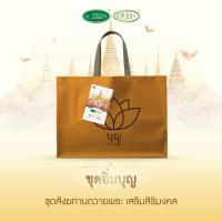 ราคา ชุดสังฆทาน ชุดอิ่มบุญ ชุดใส่บาตร ชุดถวายพระ ชุดเซตสังฑทาน พร้อมถวายพระ ถุงสังฆทาน สังฆทาน ชุดทำบุญ น้ำเห็ด หลินจือ (22235181929)