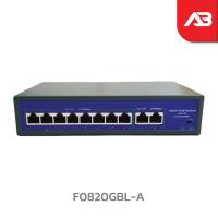 ราคา POE SWITCHING 10 100 1000Mbps 8 2 PORT 52V 1 5A 120W รุ่น F0820GBL A (11443605677)