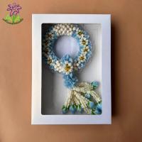 ราคา ราคาพิเศษ พวงมาลัย ดอกมะลิ งานดินปั้น ขนาดใหญ่ ของขวัญวันแม่ (22407874951)