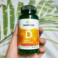 ราคา 50 OFF สินค้าราคา Sale โปรดอ่านรายละเอีดสินค้า EXP 01 2025 วิตามินดี Vitamin D 400 IU 10 mcg 250 Softgels Swanson (22717885837)
