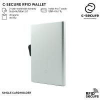 ราคา C SECURE พร้อมส่ง เคสใส่บัตร กระเป๋าใส่บัตร กระเป๋าสตางค์ กระเป๋าใส่การ์ด RFID C SECURE RFID Protection Cardholder ALL (14232140841)