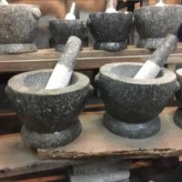 ราคา ครกหินอ่างศิลาขนาด9 นิ้ว ทรงโบราณ ขนาดใหญ่พิเศษ สาก (6035950725)
