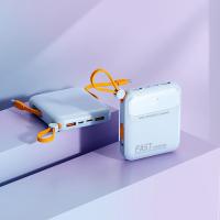 ราคา Bingo แบตเตอรี่สำรอง 20000mAh PD 22 5W ชาร์จเร็วอย่างยิ่ง แบตเตอรี่สำรองพร้อมสายชาร์จในตัว แบตเตอรี่สำรองขนาดกะทัดรัดพกพาสะดวก (22803506093)