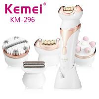 ราคา Kemei 4 In1 Ladyมีดโกนเครื่องกำจัดขนเครื่องกำจัดขนไฟฟ้ากำจัดขน สามารถใช้กับใบหน้าได้ ขนสำหรับผู้หญิง (22107934536)