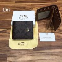 ราคา BKกระเป๋าสตางค์แฟชั่น โค้ช กระเป๋าสตางค์ผู้ชาย size 4 5 นิ้ว สินค้าเกรดพรีเมียม มาพร้อมกล่อง (21265017959)