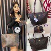 ราคา ซื้อ1เเถม1 กระเป๋าสะพายแฟชั่น ทรงช้อปปิ้ง ทรงใหญ่ จุของได้เยอะแถมกระเป๋าคล้องมือ พร้อมส่ง SP 885 (22306830944)