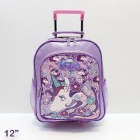 ราคา กระเป๋าเป้ล้อลากนักเรียน 12 นิ้ว ลายยูนิคอร์น ลายคิตตี้ ลายมายเมโลดี้ กระเป๋านักเรียนTrolley Bag 12 สินค้าขายดี (21406235406)