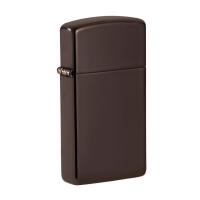 ราคา 49266 Zippo Slim Brown ของแท้ Empty Zippo Lighter without Fuel ไฟแช็กเปล่าไม่มีเชื้อเพลิง (9417740966)