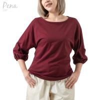 ราคา Pena house เสื้อยืดคอปาด แขนสามส่วน สีพื้น รุ่น PSTL072302 (22444728110)
