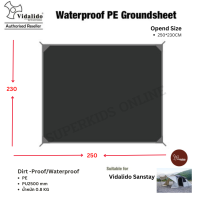ราคา กราวชีท PE กันน้ำ หมาะสำหรับ เต็นท์ Vidalido Instant L XL TEEPEE MS MX PRO TEEPEE AUTO PRO ตัดเย็บตรงรุ่น สินค้าจากโรงงาน Vidalido (21415490825)