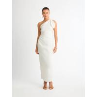 ราคา เดรสลูกไม้เปิดไหล่ข้างเดียวแฟชั่น GY25042 (21493599581)