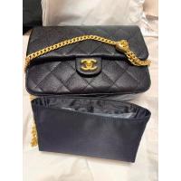 ราคา SS Chanel CF Mini ขนาดใหญ่ขนาดกลางไนลอนซาตินกระเป๋ากันน้ําสีแดง Simple SMILE ยี่ห้อสําหรับกระเป๋าเครื่องสําอาง (18274616544)