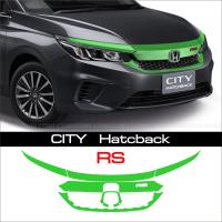 ราคา สติกเกอร์คิ้วกระจังหน้า HONDA CITY Hatchback 5 ประตู ปี 2020 2023 (22187484946)