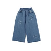 ราคา Chelsee กางเกงยีนส์ขายาว เด็กผู้หญิง รุ่น 238058 ลายดาว ผ้ายีนส์เดaนิม นิ่ม อายุ 1 5 10 ปี กางเกงเด็ก (22565029406)