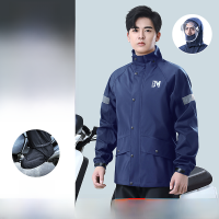 ราคา ผู้ชาย เสื้อกันฝน ขี่มอเตอร์ไซค์กันน้ํา ชุดสูท ชุดแยกส่วนบนและล่างสําหรับคนงานจัดส่งสวมใส่กลางแจ้ง (21426989077)