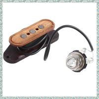 ราคา RTQH Wooden Hole Dia 6 35mm 3 String Guitar PickupElectric Guitar Pickup Guitar Replacement (22400298217)