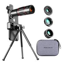 ราคา 28X กล้องโทรทรรศน์เลนส์กล้องถ่ายรูป HD โทรศัพท์มือถือซูมเลนส์ไมโครสำหรับ Iphone Samsung สมาร์ทโฟนฟิชอายเลนเต้สำหรับ Celular (21574337214)