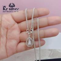 ราคา Kr silver เงินแท้มีใบรับประกัน สร้อยคอเงินแท้ พร้อมจี้เงินแท้ พระหลวงปู่ทวด สร้อยหนา 2 มิล (10182560377)
