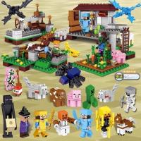 ราคา Minecraft เข้ากันได้กับ Lego Minecraft Building Block Bee Farm Abee Farm ของขวัญของเล่นประกอบปริศนาสำหรับเด็ก 21165 (22303762706)