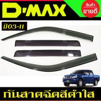 ราคา คิ้วกันสาดประตู กันสาด ดำทึบ 4ประตู อีซูซุ ดีแม็กซ์ ISUZU DMAX D MAX 2002 2003 2004 2005 2006 2007 2008 2009 2010 2011 ใส่ร่วมกันได้ (22714317519)
