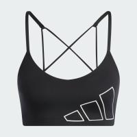 ราคา adidas Training adidas Aeroreact Training Light Support Logo Bra Women Black HD7703 (22434737305)