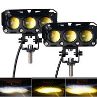ราคา ไฟตัดหมอก ไฟสปอร์ตไลท์ Led Spotlight Dual 2ชิ้น สปอร์ตไลท์มอเตอร์ไซค์ สปอตไลท มอเตอร์ไซค์led ไฟช่วยตัดหมอก Moto ไฟสปอร์ตไลท์มอเตอร์ไซค์ 12V 24V เลนส ์ ไฟหน ้ าขับรถ (22781299410)