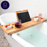 ราคา ไม้พาดอ่างอาบน้ำ เรียบหรู ดูดี วางอุปกรณ์ได้เอนกประสงค์ วัสดุจากงานไม้ไผ้ (22218514560)