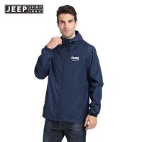 ราคา JEEP SPIRIT 2022 New Outdoor Hiking Raincoat Waterproof Lightweight Jacket Autumn Casual Mens Hooded Jacket (12789827703)
