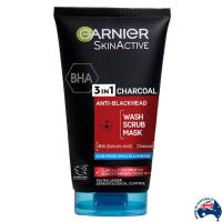 ราคา GARNIER PURE ACTIVE Pure Active Intensive Charcoal 3in1 Wash Scrub Mask 150ml ผลิตภัณฑ์ทำความสะอาดผิวหน้ากระจ่างใสสูตรลดสิวคุมมัน (20434040671)