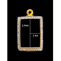 ราคา ตลับพระ ตลับสมเด็จฝังเพชร กรอบสมเด็จ งานทองอิตาลี ขนาดหน้าจอ 2 2 9 (22170524973)