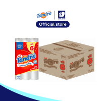 ราคา ยกลัง 6 แพ็ค Tendre เทนเดอร์ กระดาษชำระม้วน ยาว15เมตร แพ็ค 24 ม้วนฟรี 6 ม้วน Bathroom Tissue (22024067059)