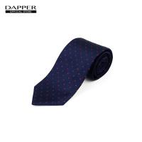 ราคา DAPPER เนคไท 7 5 cm Polka Dot Jacquard Tie สีกรมท่า (22130430893)