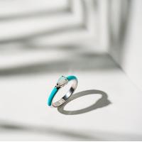 ราคา AR Kang Lucky Day Collection แหวนเงินแท้925 Blue Enamel ประดับพลอยนำโชค (21565606473)