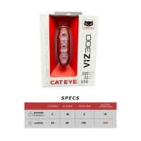 ราคา ไฟท้ายจักรยาน Cateye VIZ ประกันศูนย์ไทย (22365460993)