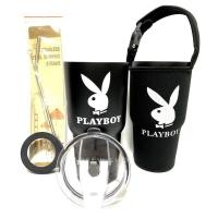 ราคา GF แก้วเยติ เก็บอุณหภูมิ ร้อน เย็น ลาย PLAYBOY เพลย์บอย สีดำ ฟรี ถุงใส่แก้ว หลอดแสตนเลสพร้อมแปรงล้าง ยางรองแก้ว คละสี (1079954775)