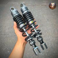 ราคา โช๊คหลัง GAZI งานเทียบ สปริงใหญ่แกนใหญ่ สูง280 300 310MM ใส่PCX AEROX Namx Xmax Nouvo เและรุ่นอื่นๆ Gazi (22519967927)