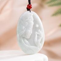 ราคา TIMESWIND Blessing สำหรับผู้ชายสร้อยคอหยกหยกขาวจี้หน้าด้านข้าง (21550907475)