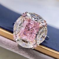 ราคา แหวนเพชรเพชรใหญ่สุดหรูดอกไม้น้ำแข็งเจียระไน10กะรัตแหวนเพชรสีชมพูแหวนเพชรสำหรับผู้หญิง (21336092327)
