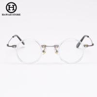 ราคา Hawaii แว่นตาสไตล์เกาหลีแฟชั่น Acetate คุณภาพสูง กรอบโลหะ กรอบกลม แว่นตาออปติคัล แว่นตาเลนส์ (11390621434)