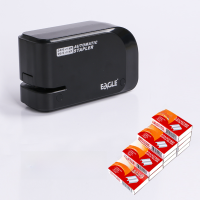 ราคา Eagle เครื่องเย็บกระดาษอัตโนมัติเครื่องเย็บกระดาษไฟฟ้าขนาดกะทัดรัดแบบพกพามัลติฟังก์ชั่นหนาสํานักงานใช้เครื่องเย็บกระดาษ A4 (20638436326)