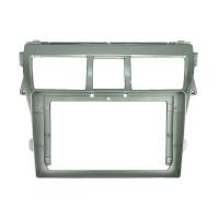 ราคา จัดส่งฟรี 2 DIN 9 นิ้วรถวิทยุสำหรับ Toyota Vios 2007 2008 2009 2010 2011 2012 สเตอริโอ dash facia trim ชุดติดตั้ง (10449164325)